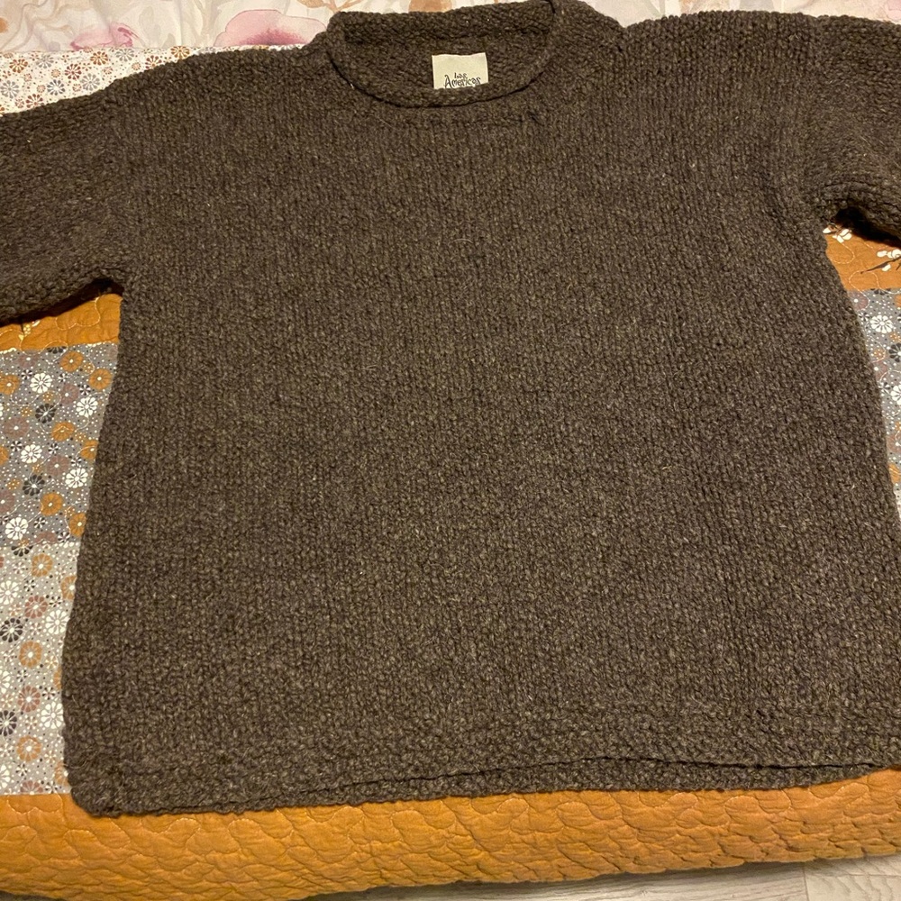 Brown wool vintage Sweater